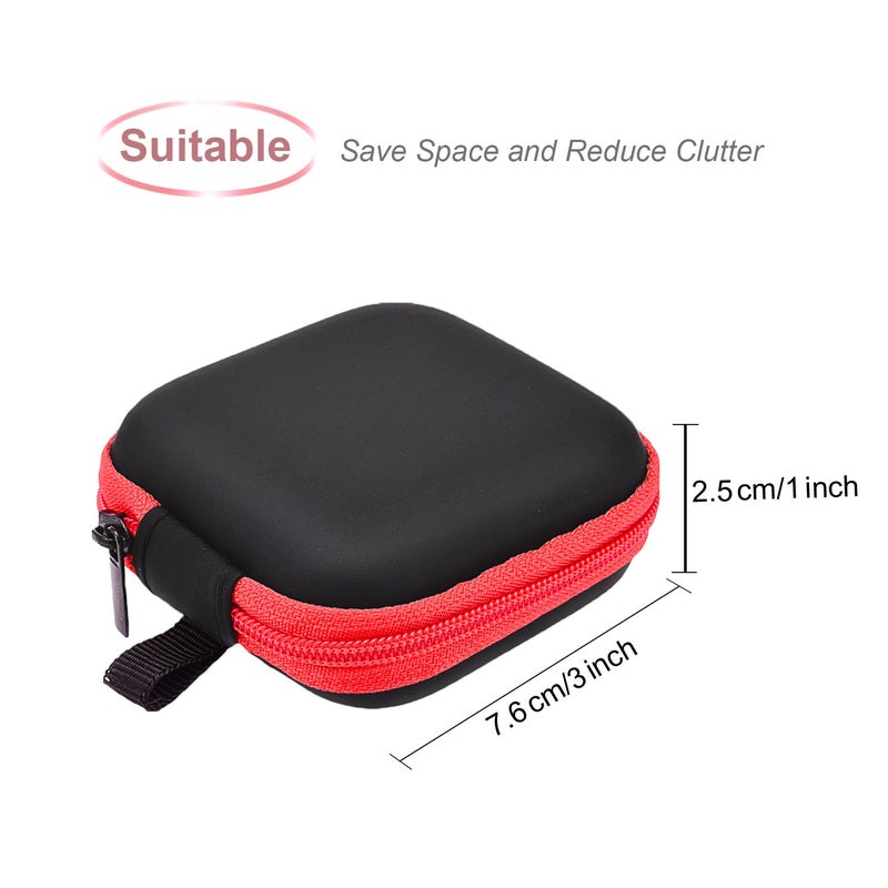 Sunmns 5 Pieces in Ear Bud Earphone Headset Headphone Case Mini Storage Carrying Pouch Bag - Image 3